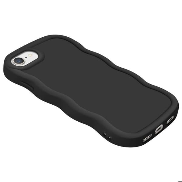 Mobilskal för iPhone 7, 8, SE 2020 och SE 2022 Silikon Stötabsorberande Svart