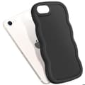 Miniatyrbild 5 av 5: Mobilskal för iPhone 7, 8, SE 2020 och SE 2022 Silikon Stötabsorberande Svart