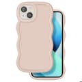 Miniatyrbild 3 av 5: Silikonpussel för iPhone 13 Antichock Candy Beige serie