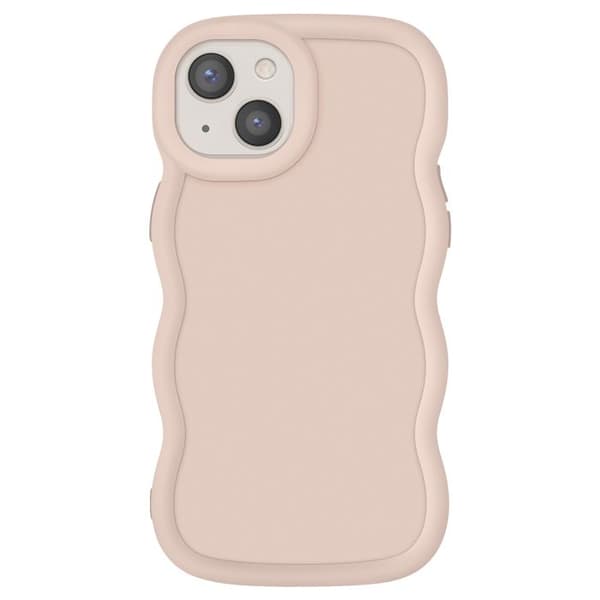 Silikonpussel för iPhone 13 Antichock Candy Beige serie