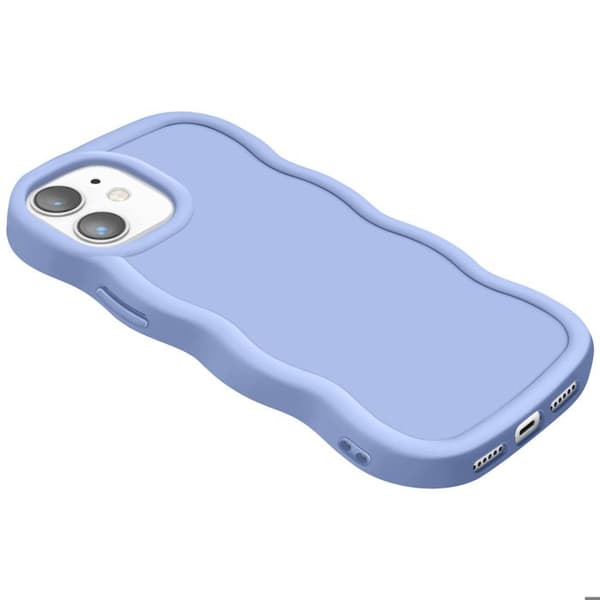 Silikonstötdämpande skal för iPhone 11 serie Candy Lavendel