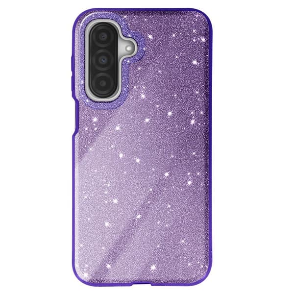 Glittrande skyddshölje för Samsung Galaxy A26 Stöttålig Lila