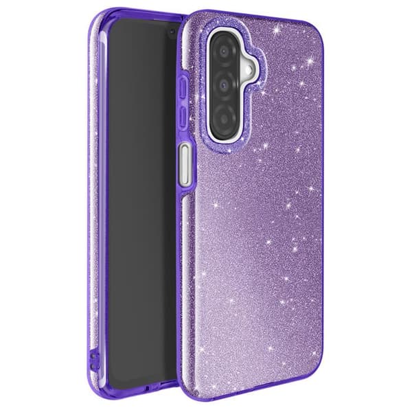 Glittrande skyddshölje för Samsung Galaxy A26 Stöttålig Lila