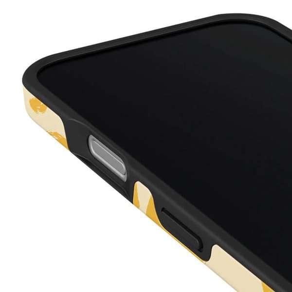 Coque MagSafe för iPhone 16 Plus Elegant Mönster Citron Tart Burga Gul