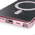 Miniatyrbild 3 av 5: Coque Diamant för Samsung Galaxy S25 Ultra MagSafe Kontur Strass Rosa