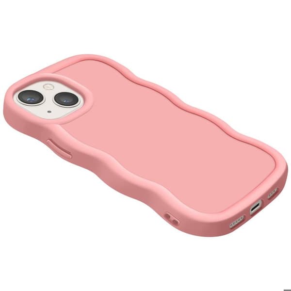 Siliconfodral för iPhone 13 Stötbeständig serie Candy Rose