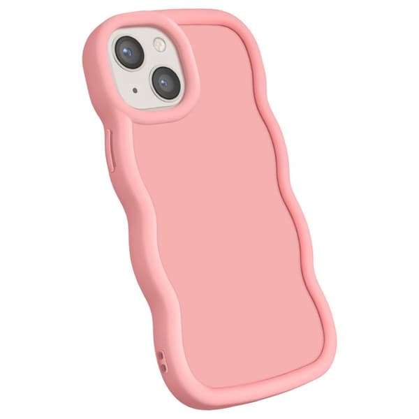Siliconfodral för iPhone 13 Stötbeständig serie Candy Rose