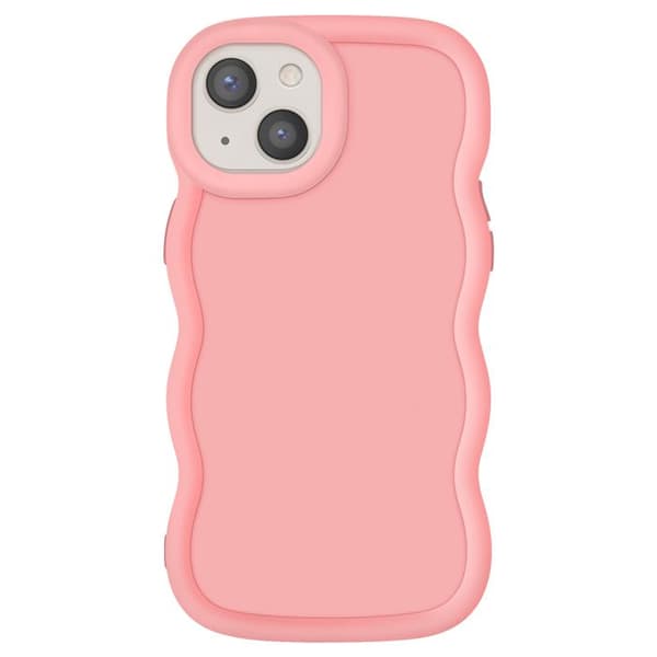 Siliconfodral för iPhone 13 Stötbeständig serie Candy Rose