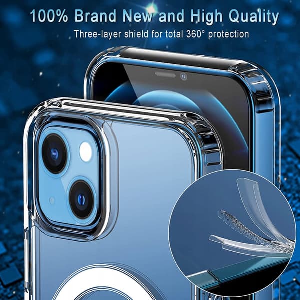CASE CLEAR TIL IPHONE 14 PLUS MAGSAFE ARMOR CASE