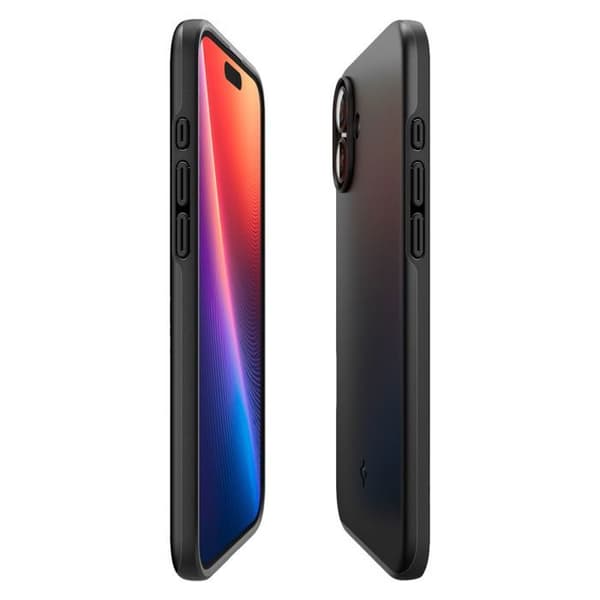 iPhone 16 Fodral - Spigen Thin Fit MagSafe - Svart