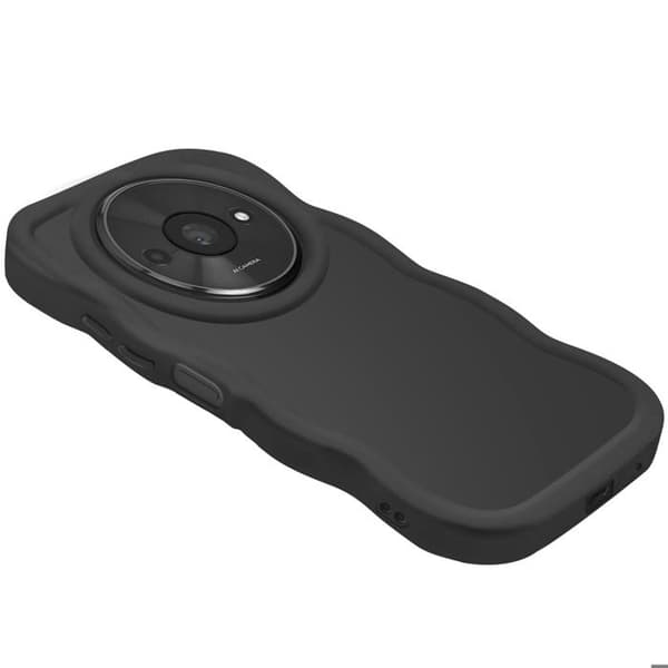 Silicone Antichock skal för Xiaomi Redmi A3 Candy-serien Svart