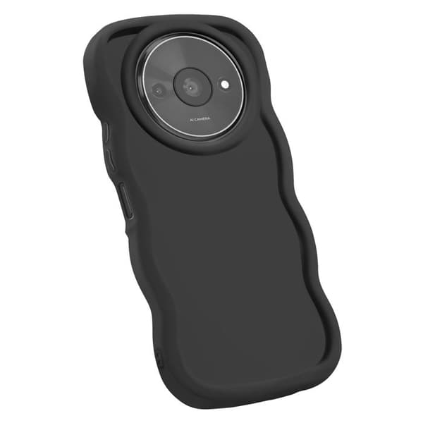 Silicone Antichock skal för Xiaomi Redmi A3 Candy-serien Svart