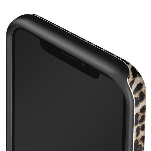 Coque för iPhone 12 och 12 Pro Elegant Mönster Player Burga Brun