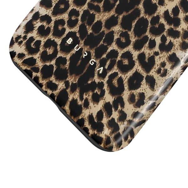 Coque för iPhone 12 och 12 Pro Elegant Mönster Player Burga Brun