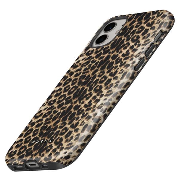 Coque för iPhone 12 och 12 Pro Elegant Mönster Player Burga Brun