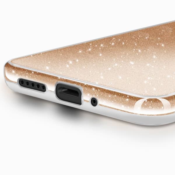 Glitter Skal för Xiaomi Redmi 14C Stötsäker Glittrande Guld