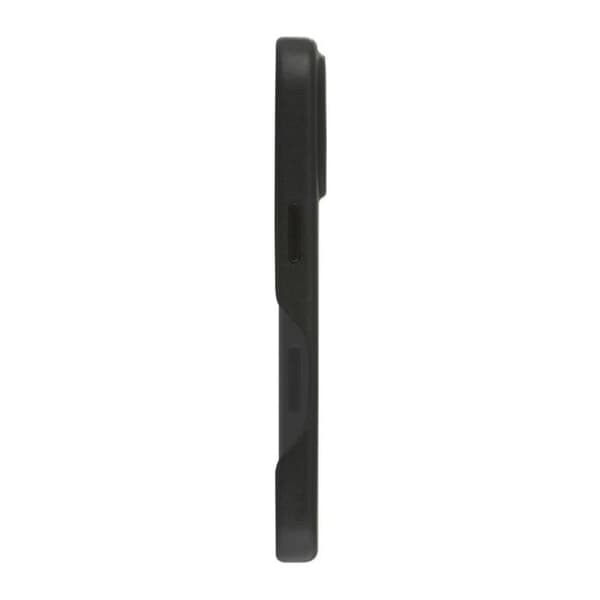 Skyddsfodral - DBRAMANTE1928 - iPhone 16 Pro - Svart läder - Förstärkt skydd - MagSafe