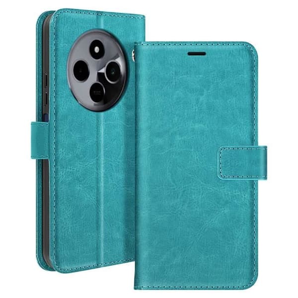Étui för Xiaomi Redmi 14C Plånbok med Rem Mayaxess Turquesa