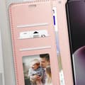 Miniatyrbild 3 av 4: Fodral för Honor Magic 7 Lite Plånbok med Handrem Mayaxess Rosé Champagne