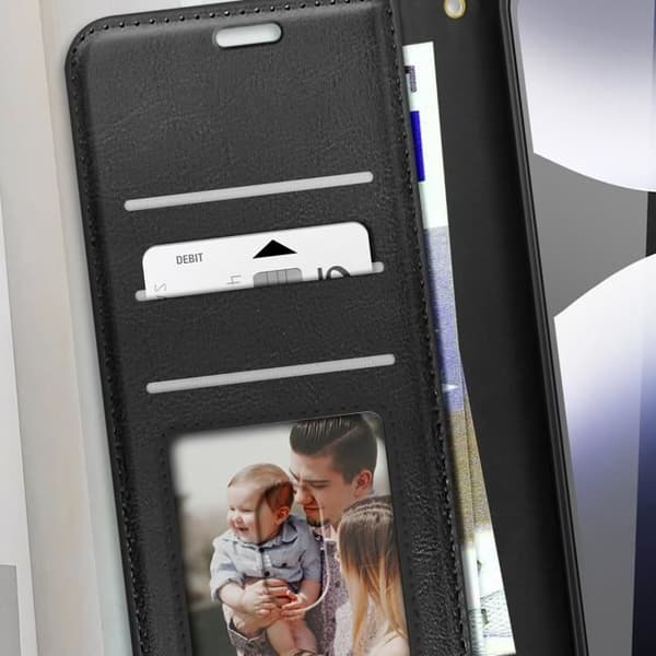 Etui för Xiaomi Redmi Note 14 5G Plånbok med Handrem Mayaxess Svart