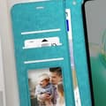 Miniatyrbild 3 av 4: Étui för Honor 200 Smart Plånbok med Handledsrem Mayaxess Turquoise
