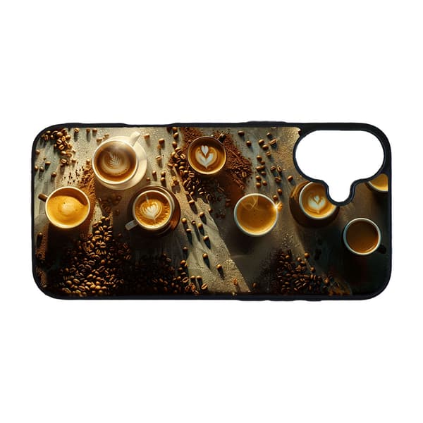 Kahvi Latte Cappuccino iPhone 16 Plus Matkapuhelimen Kansi