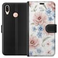 Miniatyrbillede 1 af 3: Huawei P20 lite Tegnebogsetui Romantiske blomster