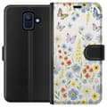 Pikkukuva 1 / 3: Samsung Galaxy A6 (2018) Lompakkokotelo Kesäkukat