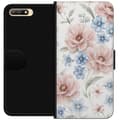 Miniatyrbillede 1 af 3: Huawei Y6 (2018) Tegnebogsetui Romantiske blomster