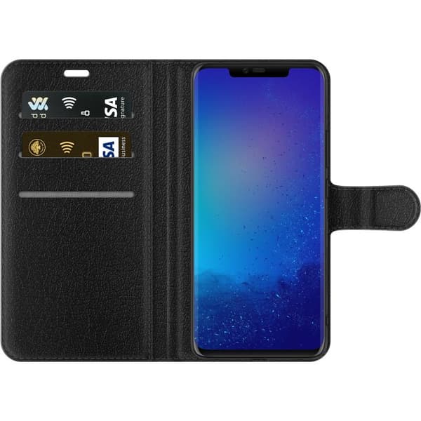 Huawei Mate 20 Pro Lompakkokotelo Valkoinen marmori