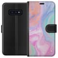 Miniatyrbillede 1 af 3: Samsung Galaxy S10e Tegnebogsetui Pastelmarmor