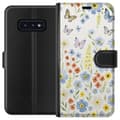 Pikkukuva 1 / 3: Samsung Galaxy S10e Lompakkokotelo Kesäkukat