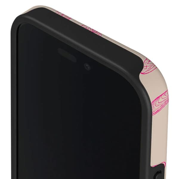 Coque MagSafe för iPhone 16 Plus Elegant Strandmönster Please Burga Flerfärgad