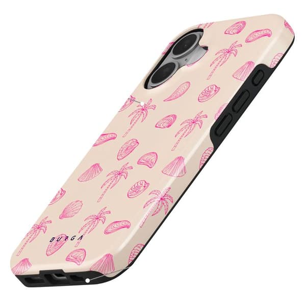 Coque MagSafe för iPhone 16 Plus Elegant Strandmönster Please Burga Flerfärgad