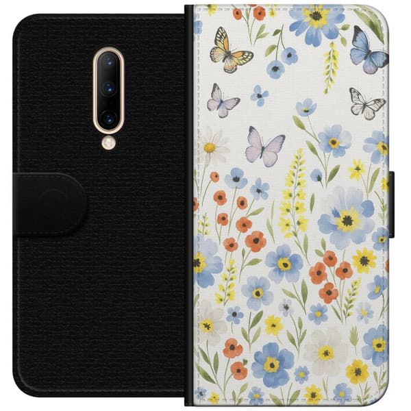 OnePlus 7 Pro Lompakkokotelo Kesäkukat