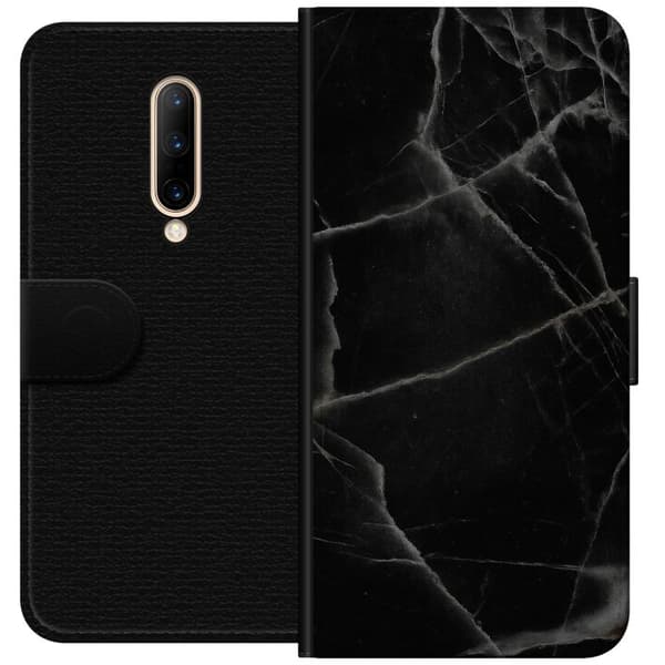 OnePlus 7 Pro Lommeboketui Svart marmor