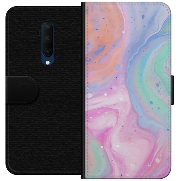 OnePlus 7T Pro Lommeboketui Pastellmarmor