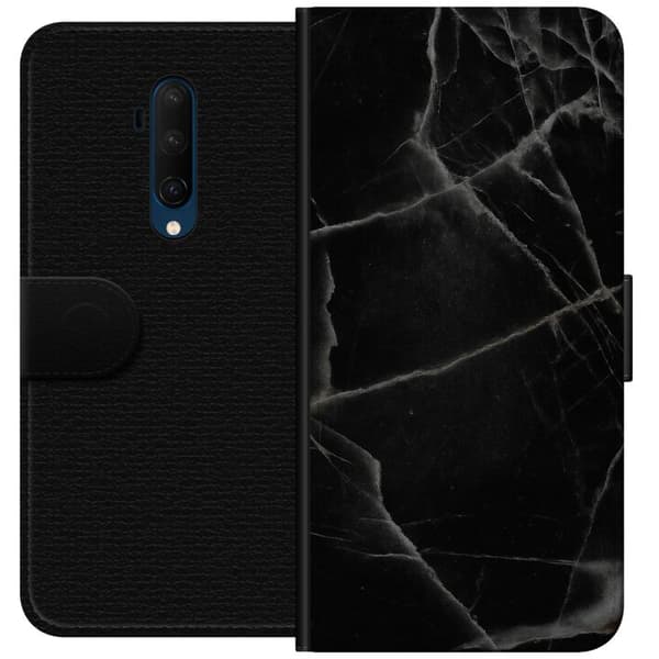 OnePlus 7T Pro Lommeboketui Svart marmor