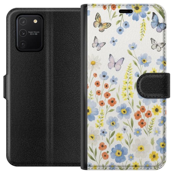 Samsung Galaxy S10 Lite Tegnebogsetui Sommerblomster