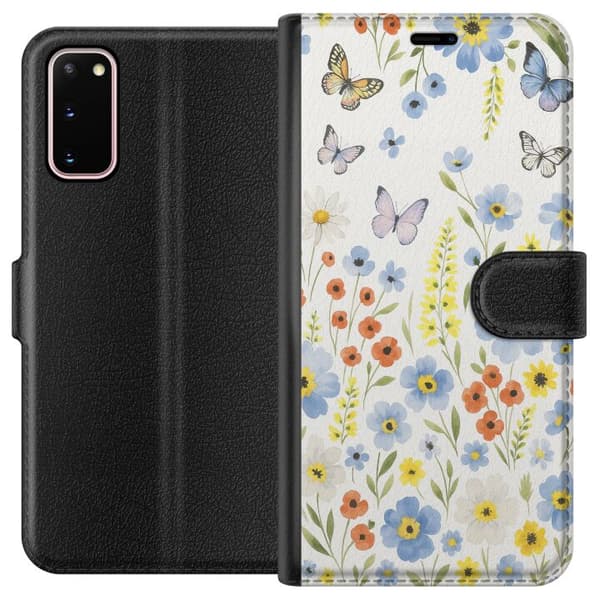 Samsung Galaxy S20 Tegnebogsetui Sommerblomster