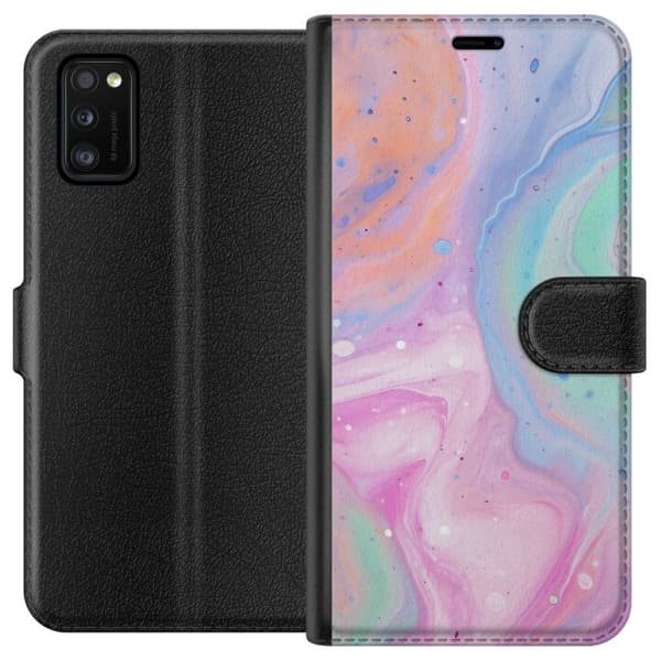 Samsung Galaxy A41 Plånboksfodral Pastellmarmor