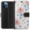 Miniatyrbilde 1 av 3: Apple iPhone 12 Pro Lommeboketui Romantiske blomster