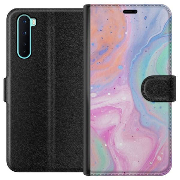 OnePlus Nord Tegnebogsetui Pastelmarmor