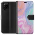 Miniatyrbillede 1 af 3: Samsung Galaxy A42 5G Tegnebogsetui Pastelmarmor