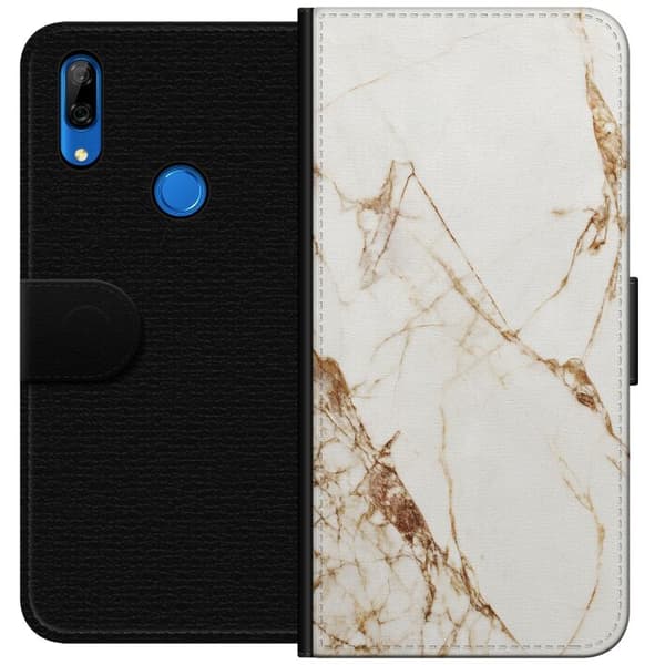 Huawei P Smart Z Lompakkokotelo Valkoinen marmori