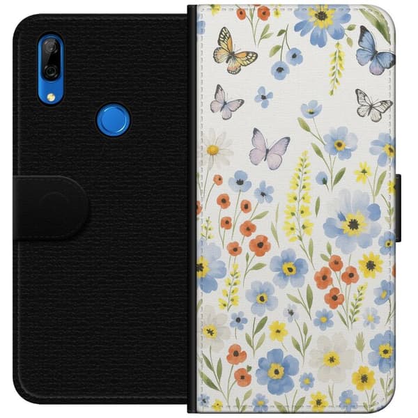 Huawei P Smart Z Lommeboketui Sommerblomster
