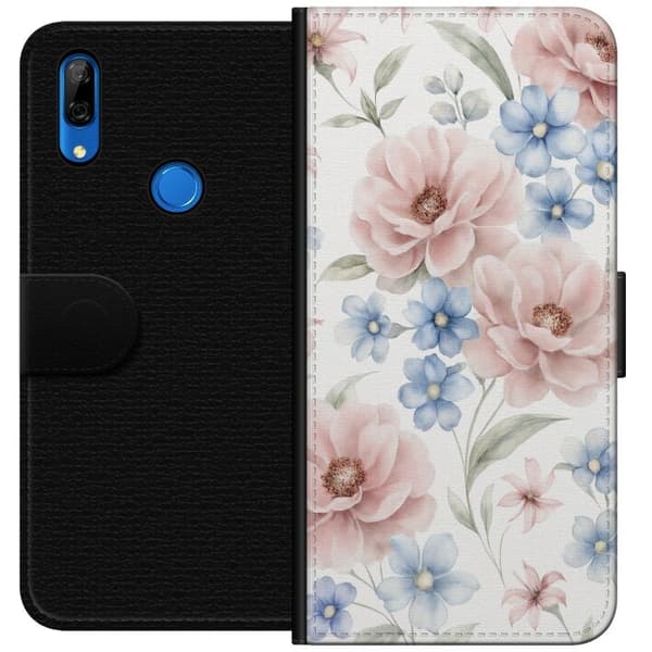 Huawei P Smart Z Plånboksfodral Romantiska blommor