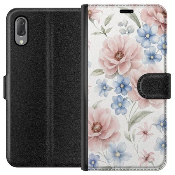 Sony Xperia L3 Plånboksfodral Romantiska blommor