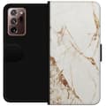 Miniatyrbillede 1 af 3: Samsung Galaxy Note20 Ultra Tegnebogsetui Hvid marmor