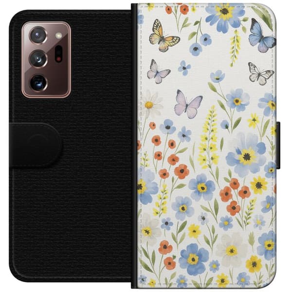 Samsung Galaxy Note20 Ultra Lommeboketui Sommerblomster